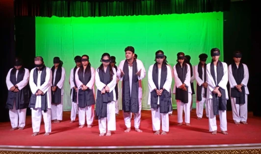 Image related to ফরিদপুরে "অতঃপর একটি জুলাই " নাটক মঞ্চস্থ